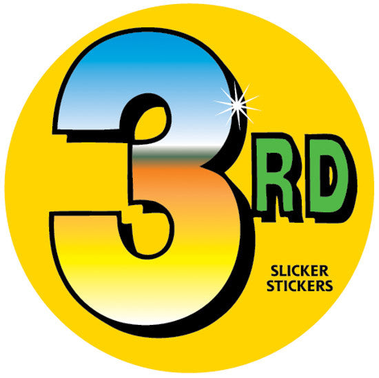#642 3rd Place Stickers
