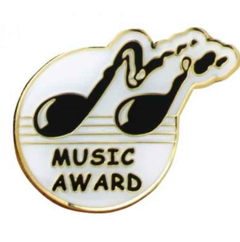 #E85 Music Award Enamel Badges - pack of 5
