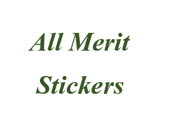 All School Merit Stickers
