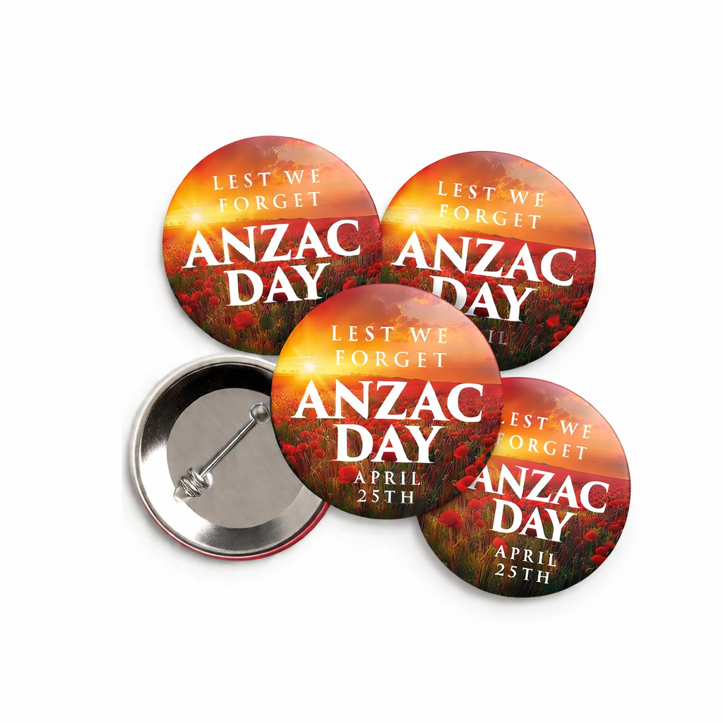 Anzac Day Bundle (204 stickers and 8 badges)