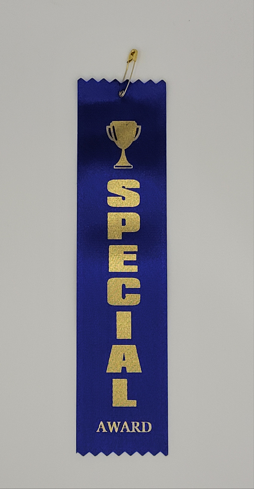 Special Award Satin Blue Pack Ribbon (pk 100)