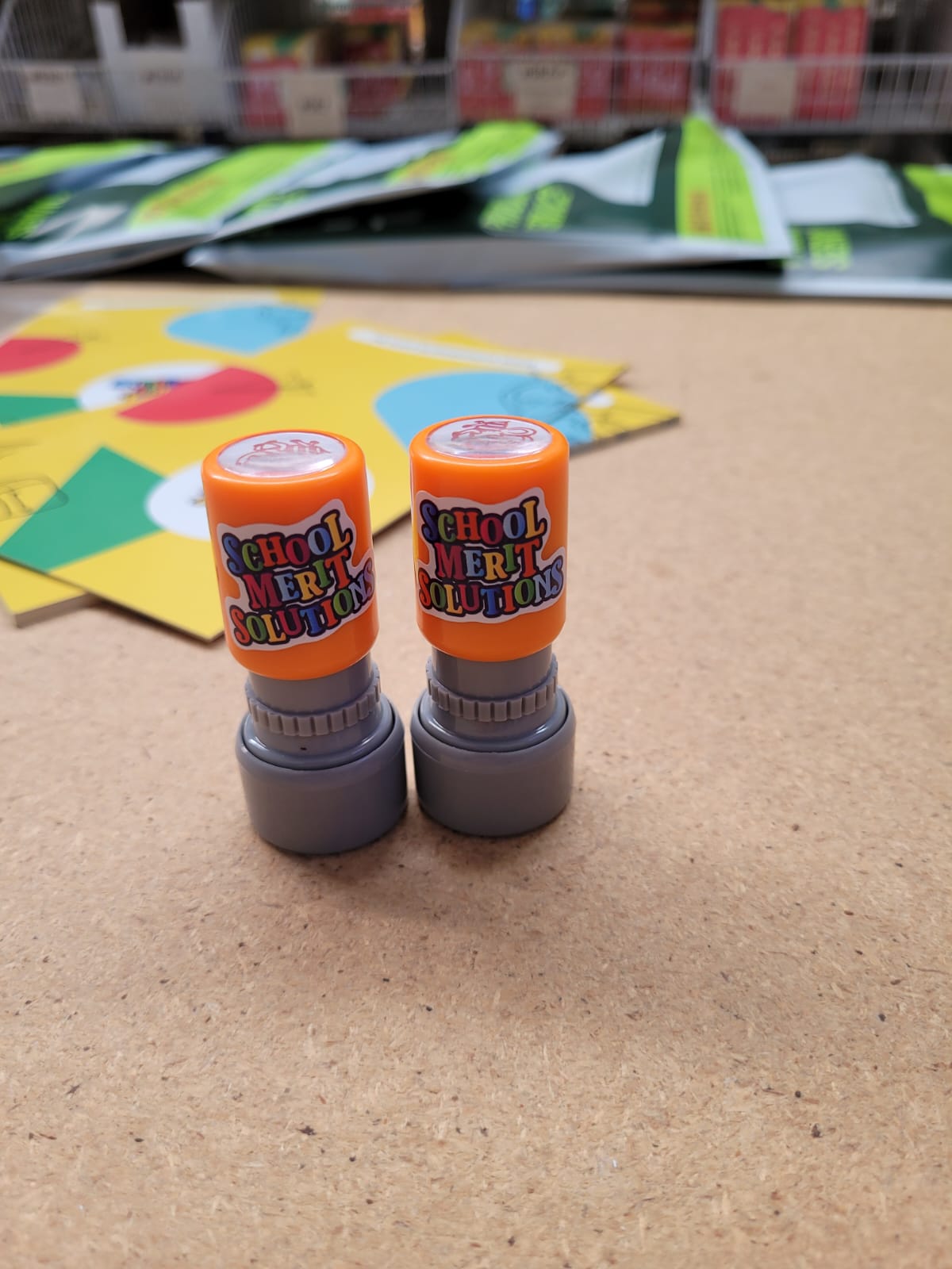 13mm Keep It Up Round Merit Stamp