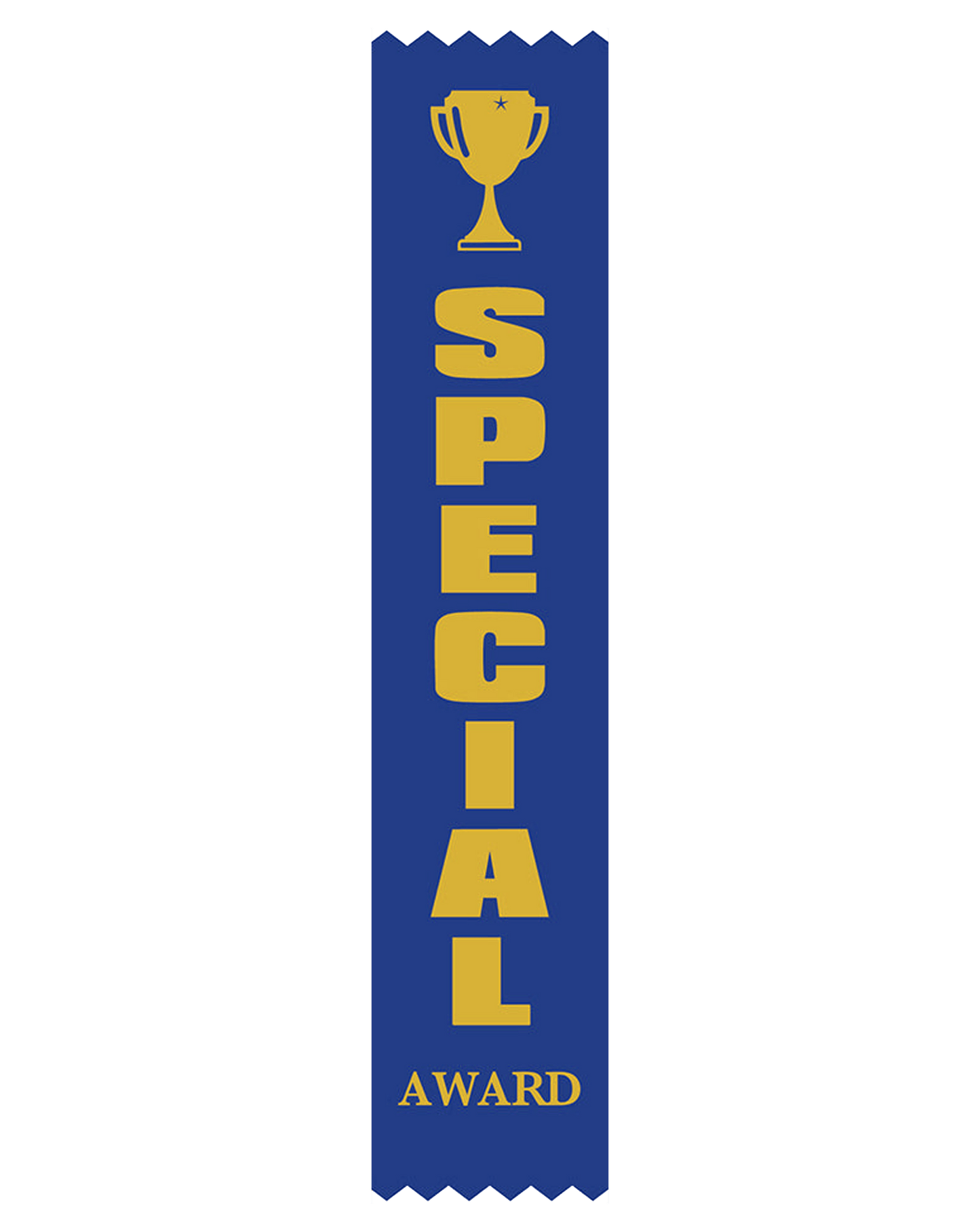 Special Award Satin Blue Pack Ribbon (pk 100)
