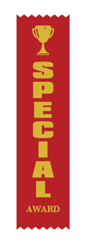 Special Award Satin Red Pack Ribbon (pk 100)