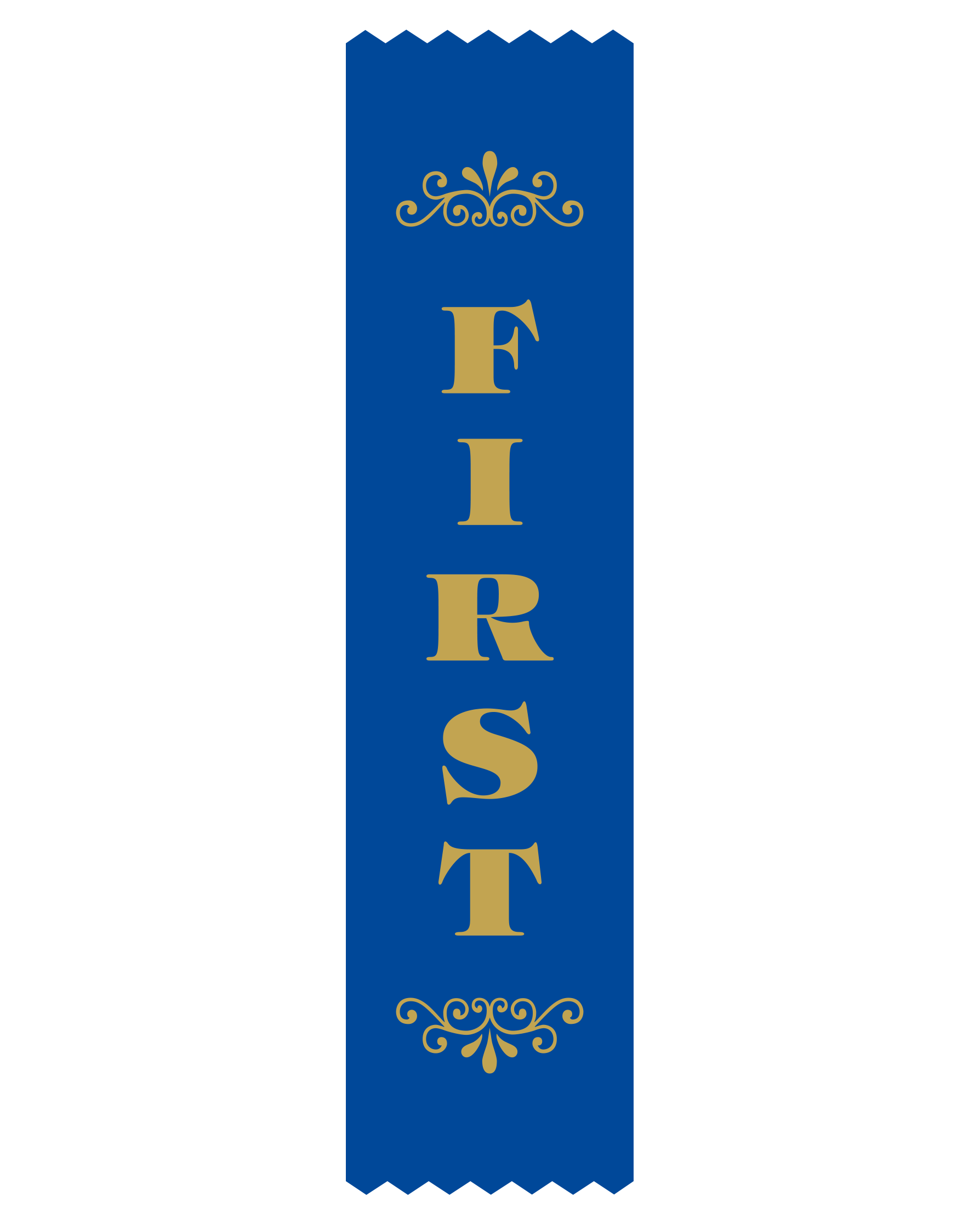 1st Place Satin Ribbon