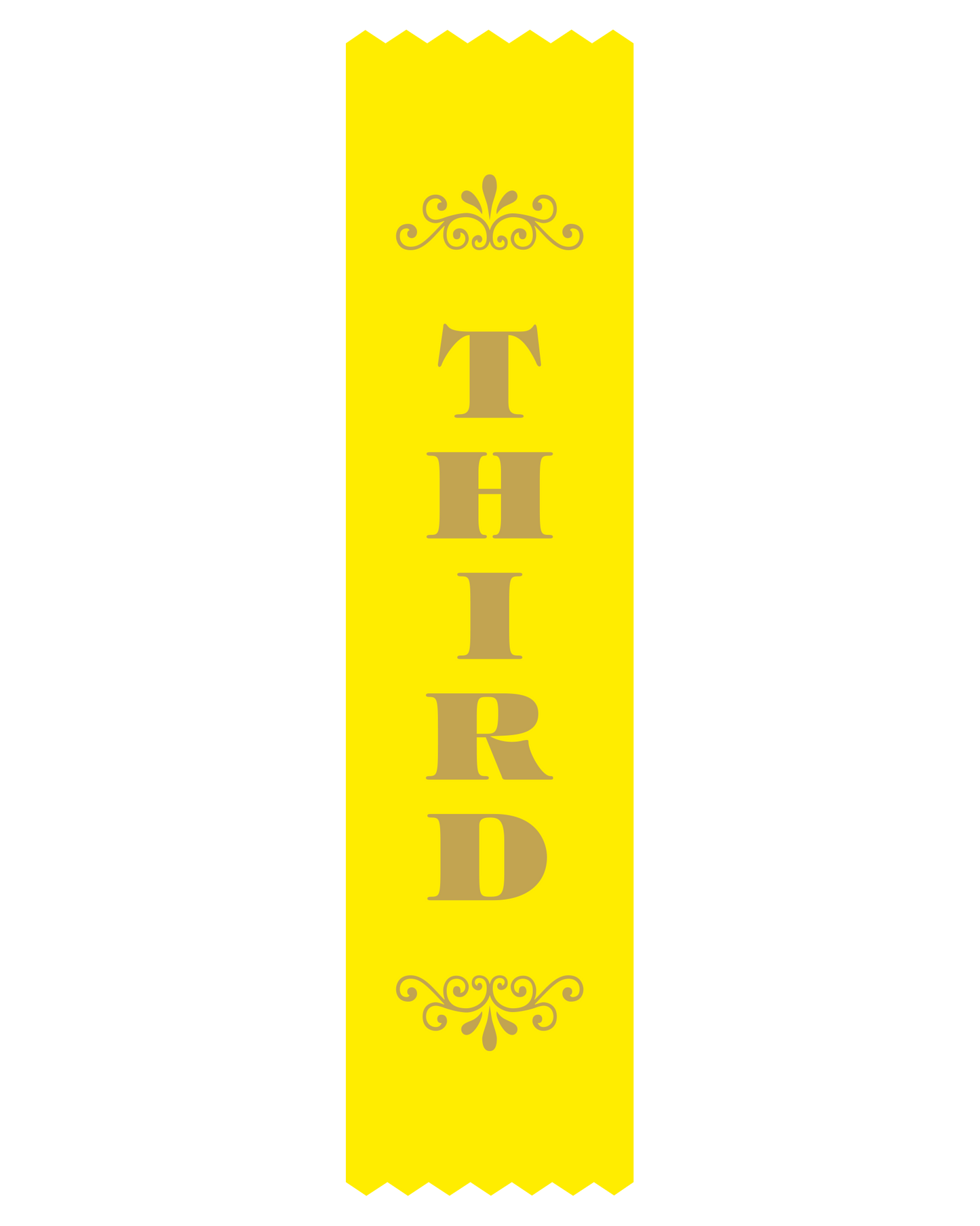 3rd Place Satin Ribbon