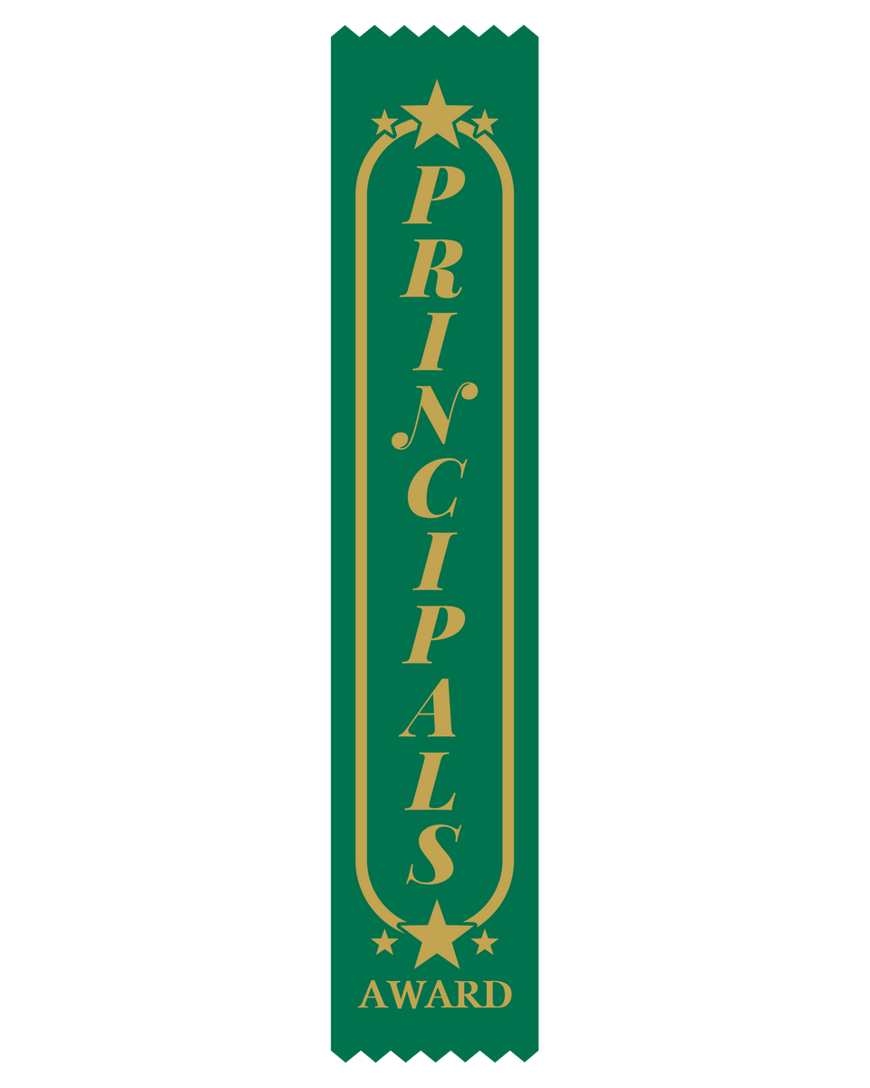 Principals Award Satin Ribbon – School Merit Solutions