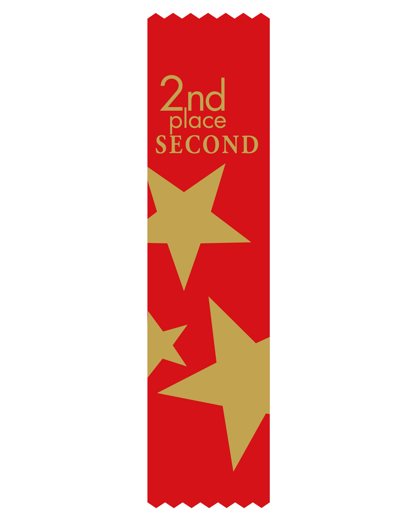 2nd Place Satin Ribbon