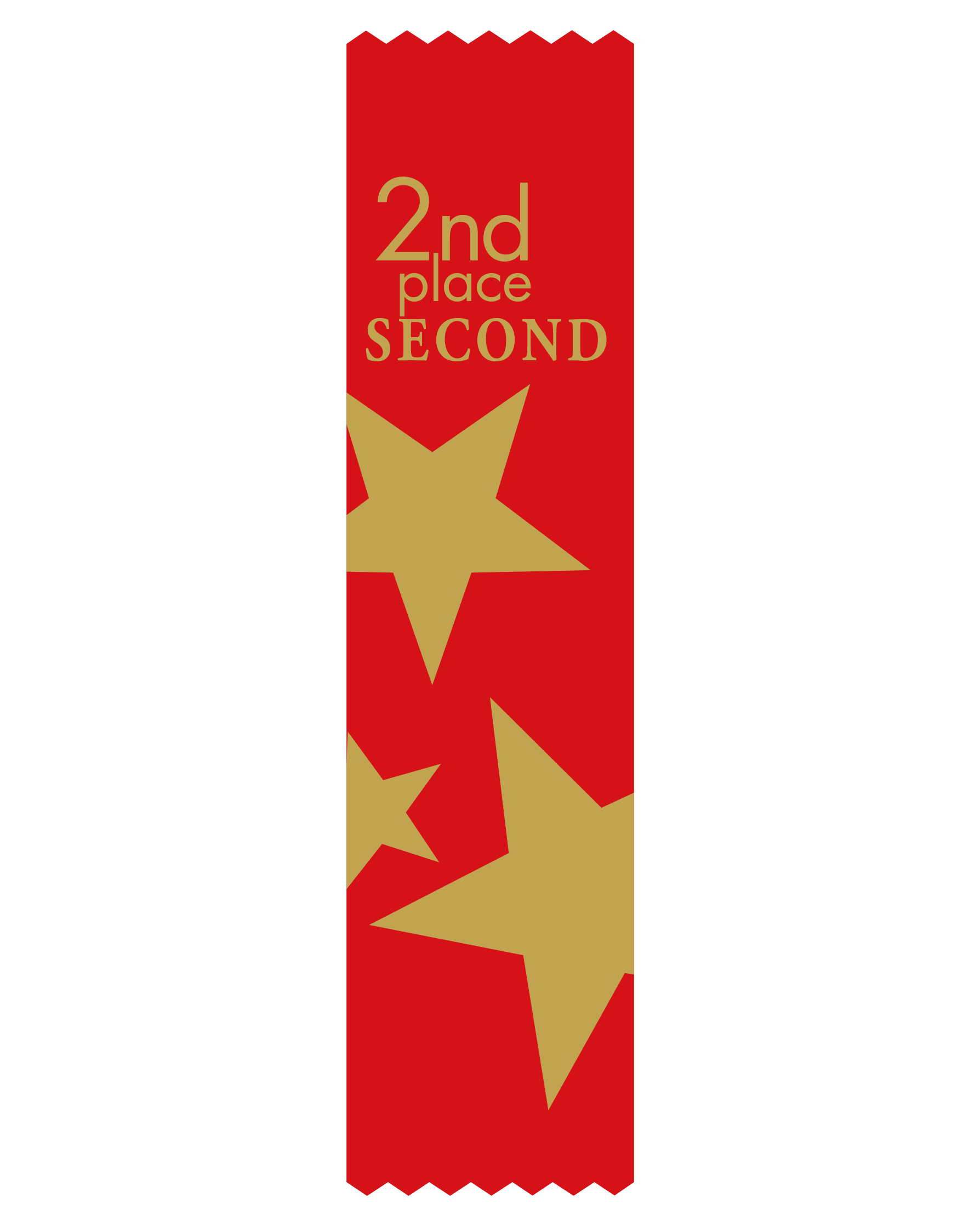 2nd Place Satin Ribbon