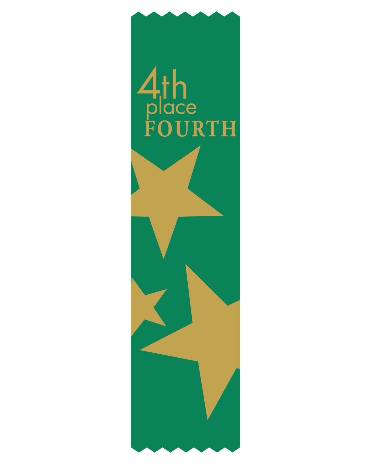 4.place Ribbon 4th Place Satin Ribbon – School Merit Solutions