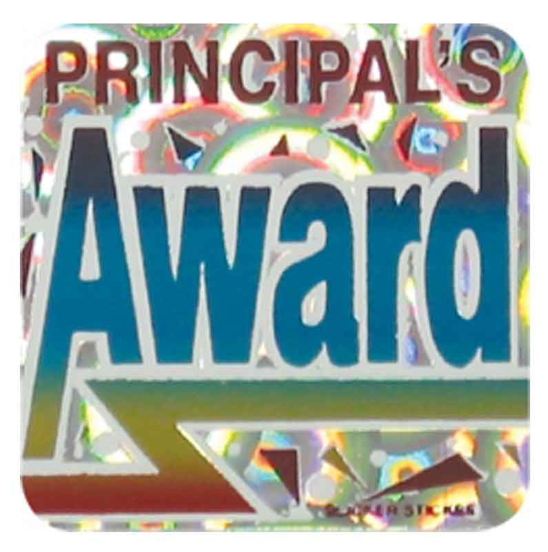 Principal's Award Metallic Stickers