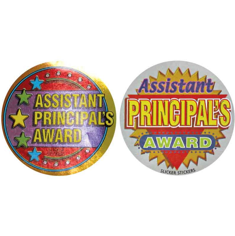 #588 Assistant Principal's Award Metallic Stickers Multipack