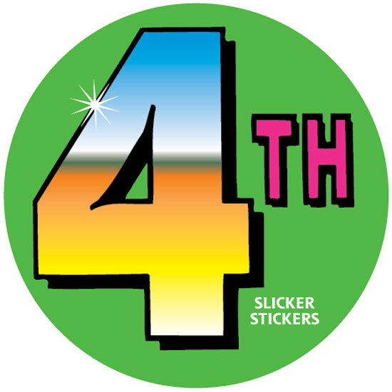 4th Place Stickers