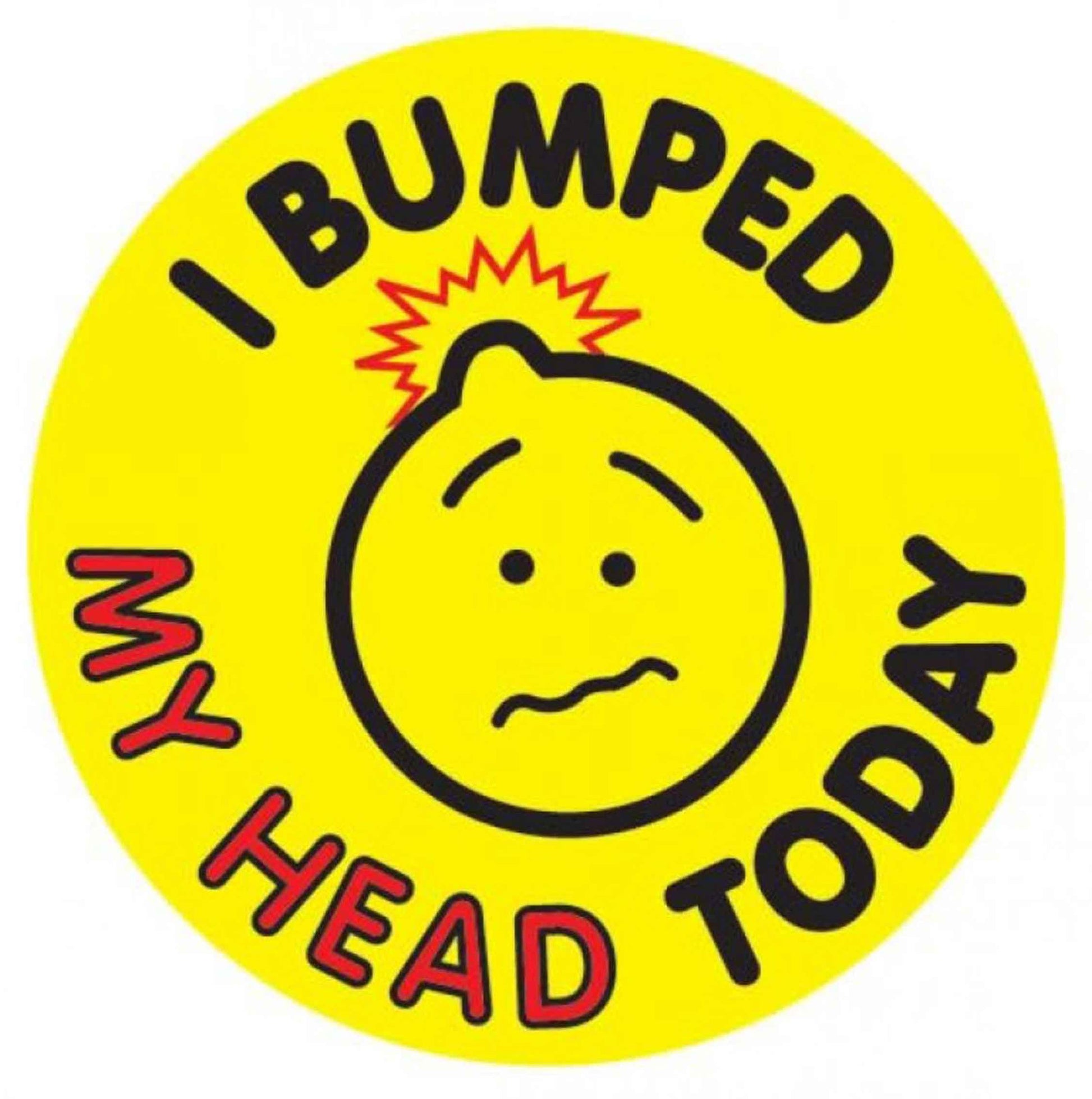I Bumped My Head Today