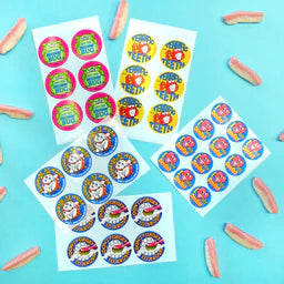 Star Patient Metallic Stickers