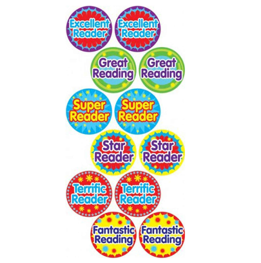#528 Reading Stickers Multipack