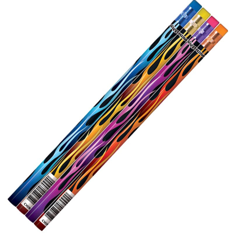 Flames Lead Pencils