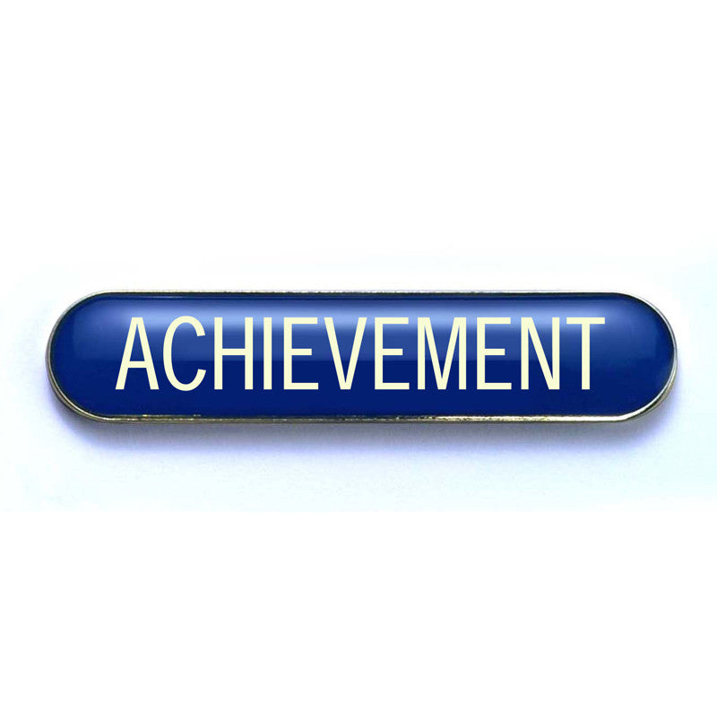 Blue Achievement Enamel Badges - 5 per pack