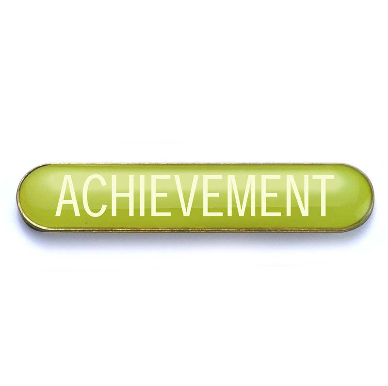 Yellow Achievement Enamel Badges - 5 per pack