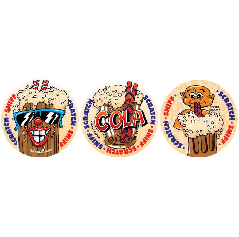 Cola Scratch n Sniff Smelly Stickers