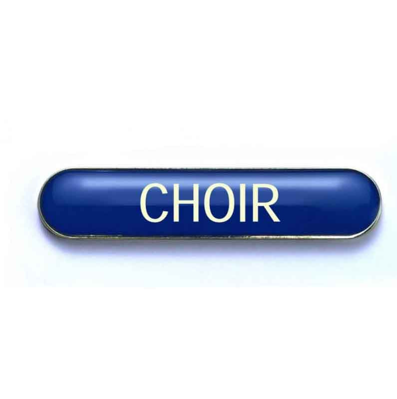 #E229 Blue Choir Enamel Badges - pack of 5