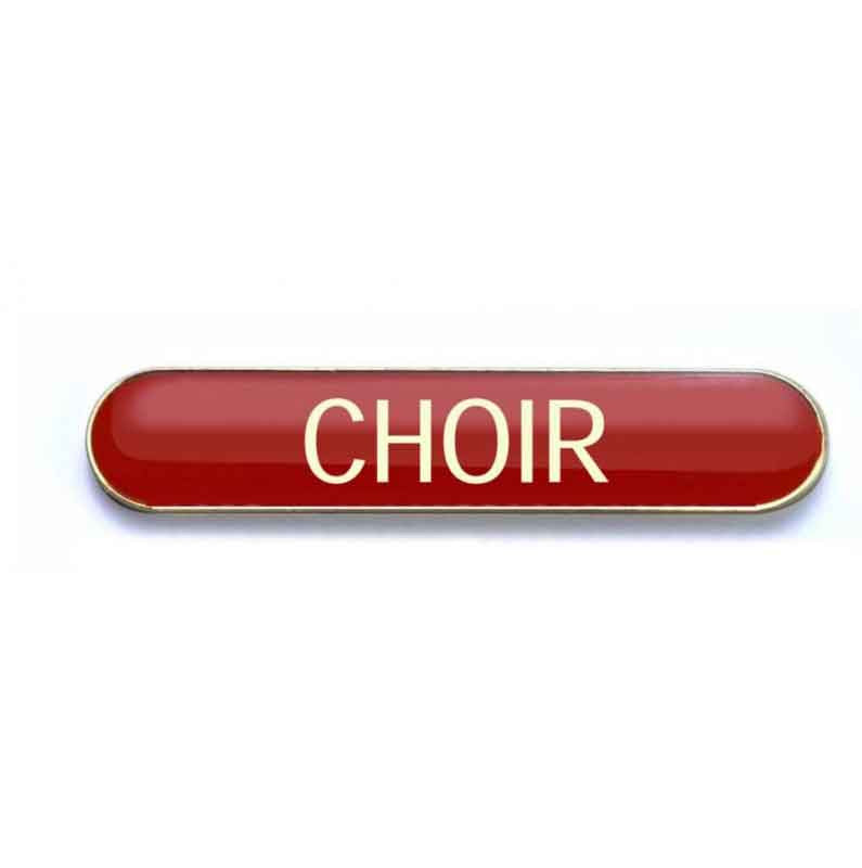Red Choir Enamel Badges - pack of 5