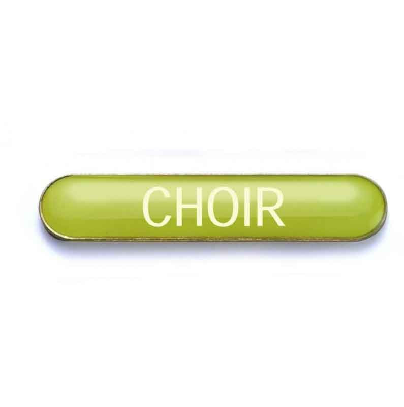 Yellow Choir Enamel Badges - pack of 5