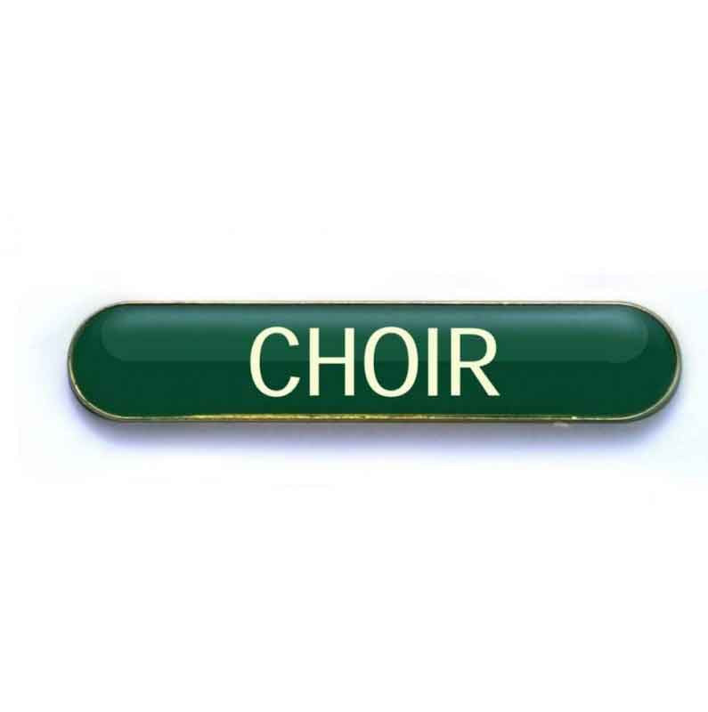 Green Choir Enamel Badges - pack of 5