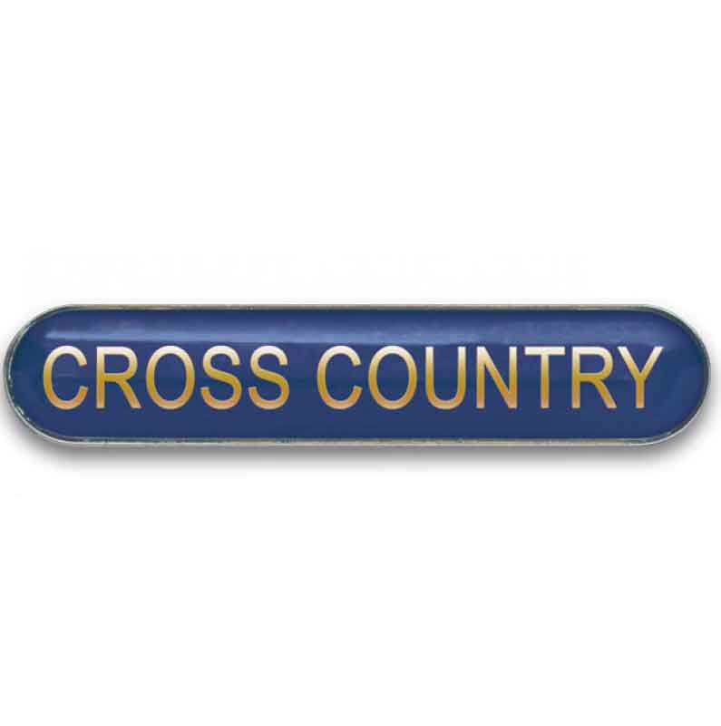 Cross Country Enamel Badges - pack of 5