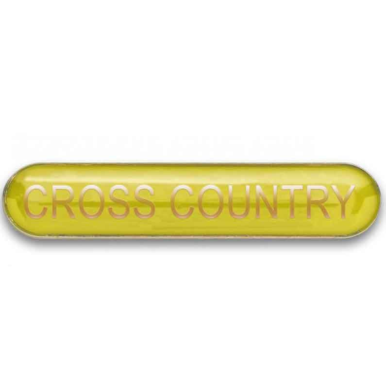 #E371 Cross Country Enamel Badges - pack of 5
