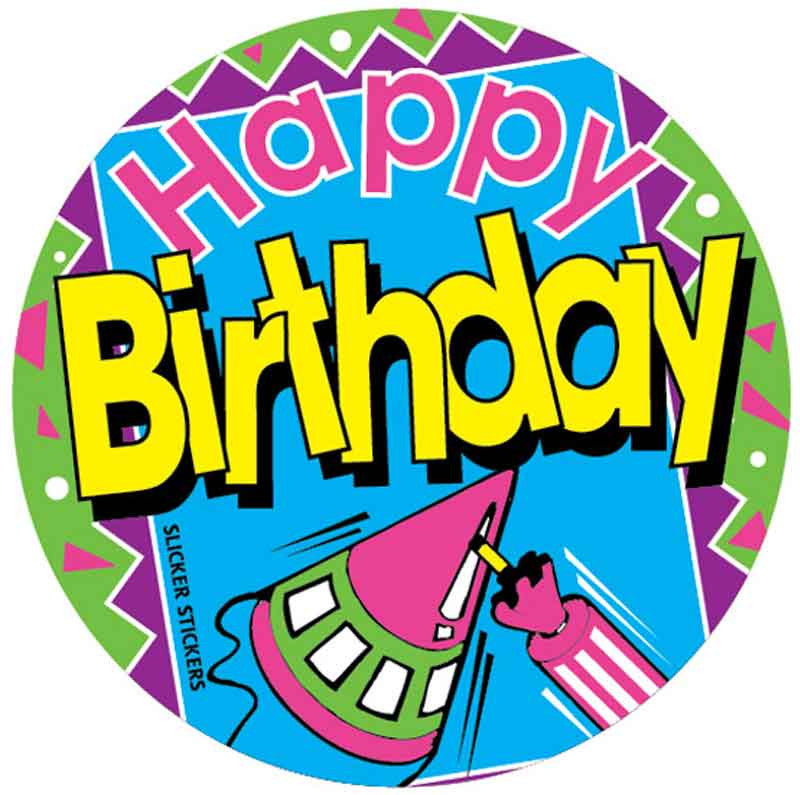 Happy Birthday Stickers