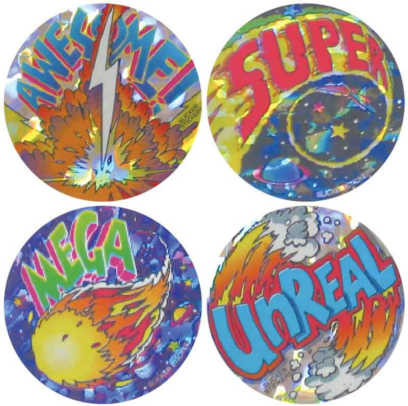 Explosion Metallic Stickers Multipack