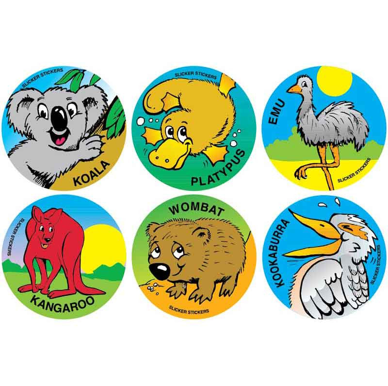 Australian Animal Stickers Themepack