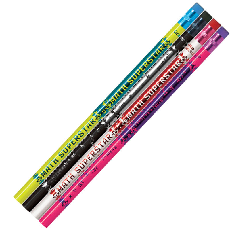 Maths Superstar Metallic Lead Pencils