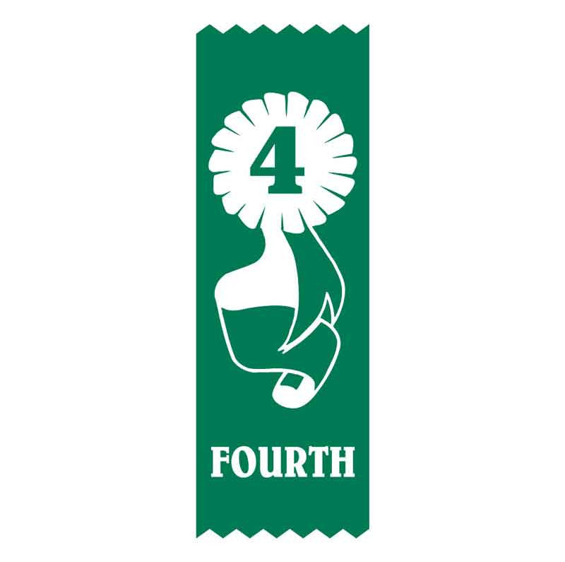 4.place Ribbon 4th Place Vinyl Ribbon – School Merit Solutions