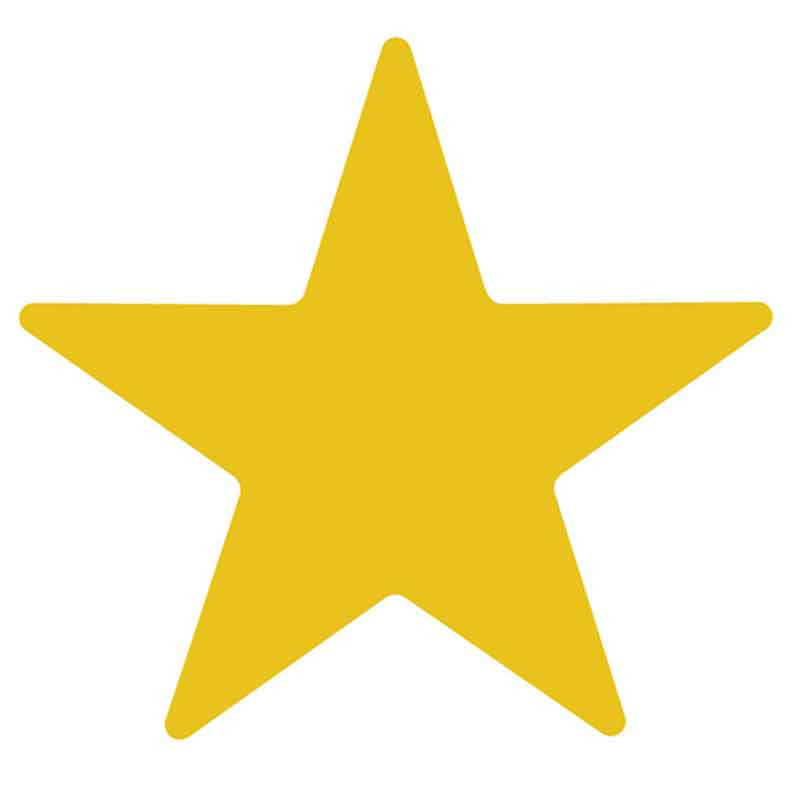 Gold Metallic Star