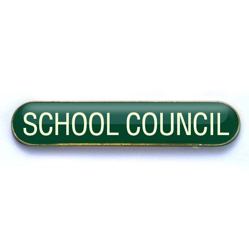 Green School Council Enamel Badges - pack of 5