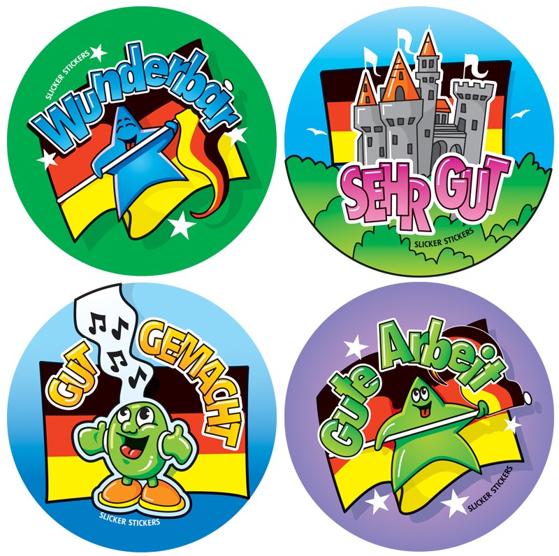 German Stickers Mixed Pack